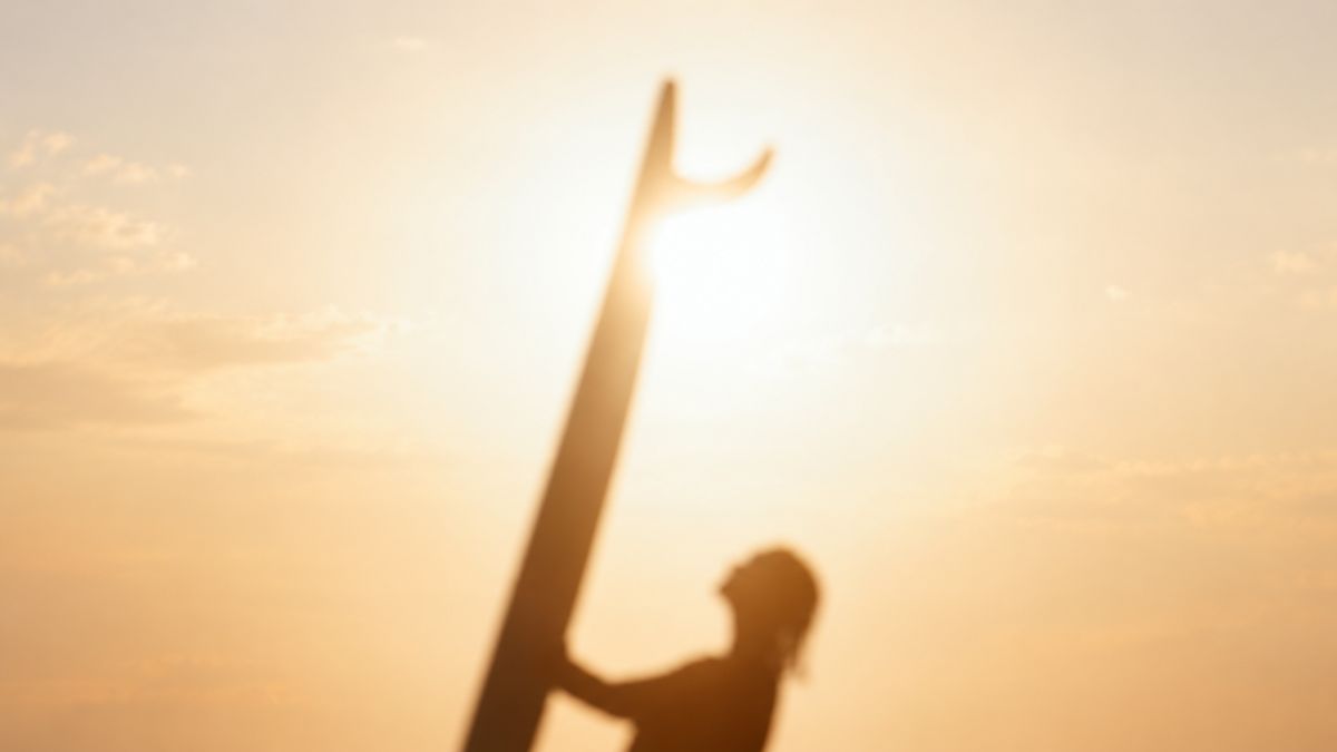 Surfista con su tabla al atardecer